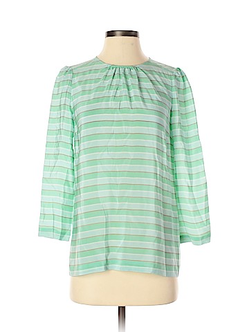 Tegan 3/4 Sleeve Silk Top (view 1)