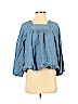 Madewell Blue 3/4 Sleeve Blouse Size XS - photo 1
