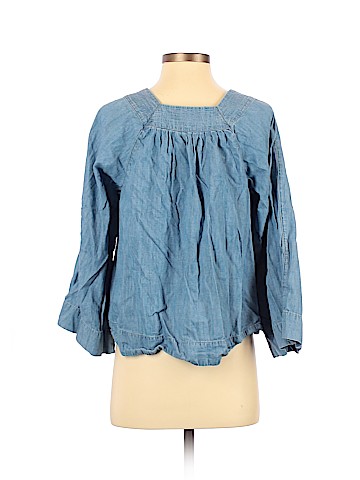 Madewell 3/4 Sleeve Blouse (view 2)