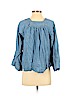 Madewell Blue 3/4 Sleeve Blouse Size XS - photo 2