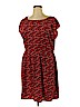 Old Navy 100% Polyester Red Casual Dress Size XL - photo 1