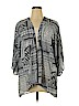 Chico's 100% Polyester Black Kimono Size XL (3) - photo 1
