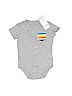 Gymboree 100% Cotton Gray Short Sleeve Onesie Size 3-6 mo - photo 1