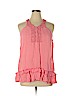 Simply Irresistible 100% Cotton Pink Sleeveless Blouse Size XL - photo 1