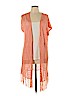 No Boundaries 100% Acrylic Orange Cardigan Size L - photo 1