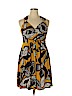 Bisou Bisou Gold Casual Dress Size 16 - photo 1