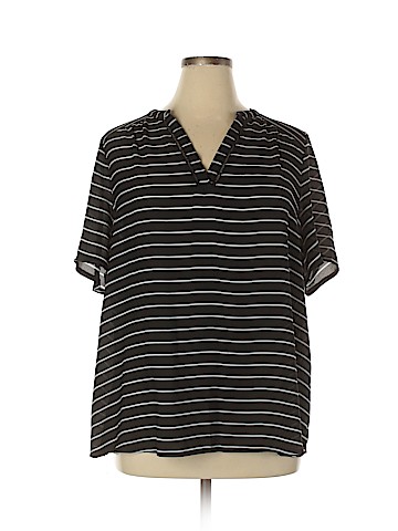 Lane Bryant Outlet Short Sleeve Blouse (view 1)