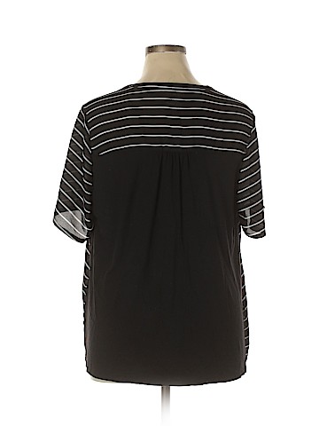 Lane Bryant Outlet Short Sleeve Blouse (view 2)