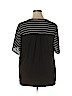 Lane Bryant Outlet Black Short Sleeve Blouse Size 14 - 16 Plus - photo 2