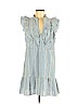 BCBGMAXAZRIA 100% Cotton Blue Casual Dress Size M - photo 1