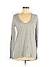Splendid Gray Long Sleeve T-Shirt Size M - photo 1