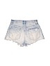Hollister 100% Cotton Blue Denim Shorts Size 0 - photo 2