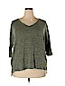Faded Glory Green Short Sleeve Top Size 2X - photo 1
