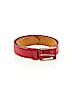 Assorted Brands 100% Leather Solid Red Leather Belt Size M - photo 1