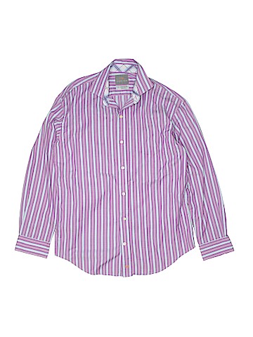 Thomas Dean Long Sleeve Button-Down Shirt (view 1)