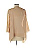 Slinky Brand 100% Polyester Tan Cardigan Size L (petite) - photo 2