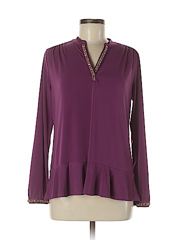 NY Collection Long Sleeve Top (view 1)