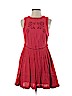 Free People 100% Cotton Red Casual Dress Size 4 - photo 1