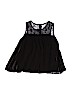 Ella Moss 100% Polyester Lace Black Sleeveless Blouse Size 12 - photo 1
