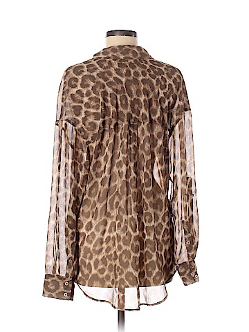 Free People Long Sleeve Button-Down Shirt (view 2)