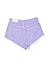 Topshop 100% Cotton Purple Denim Shorts Size 4 - photo 2