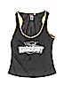 Assorted Brands 100% Polyester Graphic Black Sleeveless Blouse Size M (youth) - photo 1