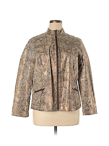 Chico's Leather Jacket (view 1)