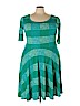 Lularoe Green Casual Dress Size 3X - photo 1