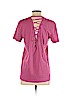 Victoria's Secret Pink 100% Cotton Pink Short Sleeve Top Size XS - photo 2