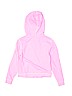 Justice 100% Cotton Pink Zip Up Hoodie Size 6 - photo 2