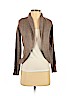 H&M 100% Acrylic Brown Cardigan Size XS - photo 1