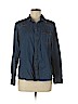 Zara Basic Blue Long Sleeve Button-Down Shirt Size XL - photo 1
