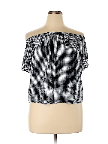 Mossimo Supply Co. Short Sleeve Blouse (view 1)