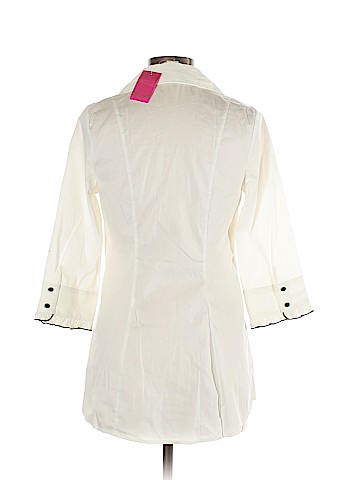 Candie's 3/4 Sleeve Button-Down Shirt (view 2)