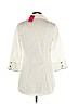 Candie's Ivory 3/4 Sleeve Button-Down Shirt Size L - photo 2