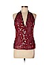 BCBGMAXAZRIA Red Halter Top Size L - photo 1