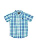 Wrangler Jeans Co Blue Short Sleeve Button-Down Shirt Size 5T - photo 1