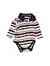 All Mine 100% Cotton Stripes Blue Long Sleeve Outfit Size 6-9 mo - photo 1