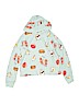 Art Class Print Blue Pullover Hoodie Size 12 - photo 1