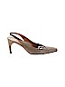 Salvatore Ferragamo 100% Leather Tan Heels Size 7 1/2 (narrow) - photo 1