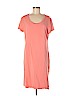 H By Halston Orange Casual Dress Size L (petite) - photo 1