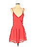 Lush 100% Polyester Red Casual Dress Size S - photo 1