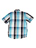 Old Navy Plaid Blue Short Sleeve Button-Down Shirt Size L (youth) - photo 2