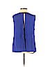 T by Alexander Wang Blue Sleeveless Silk Top Size 4 - photo 2
