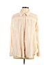 Vanilla Star 100% Cotton Ivory Long Sleeve Button-Down Shirt Size L - photo 1