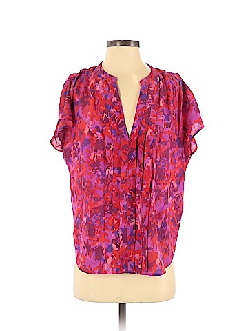 Joie Short Sleeve Silk Top (view 1)