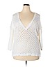 Ann Taylor 100% Cotton White Pullover Sweater Size XXL - photo 1