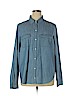 Old Navy 100% Cotton Blue Long Sleeve Button-Down Shirt Size XL (tall) - photo 1