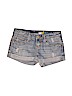Mudd 100% Cotton Blue Denim Shorts Size 1 - photo 1