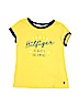 Tommy Hilfiger 100% Cotton Graphic Yellow Short Sleeve T-Shirt Size 12 - 14 - photo 1